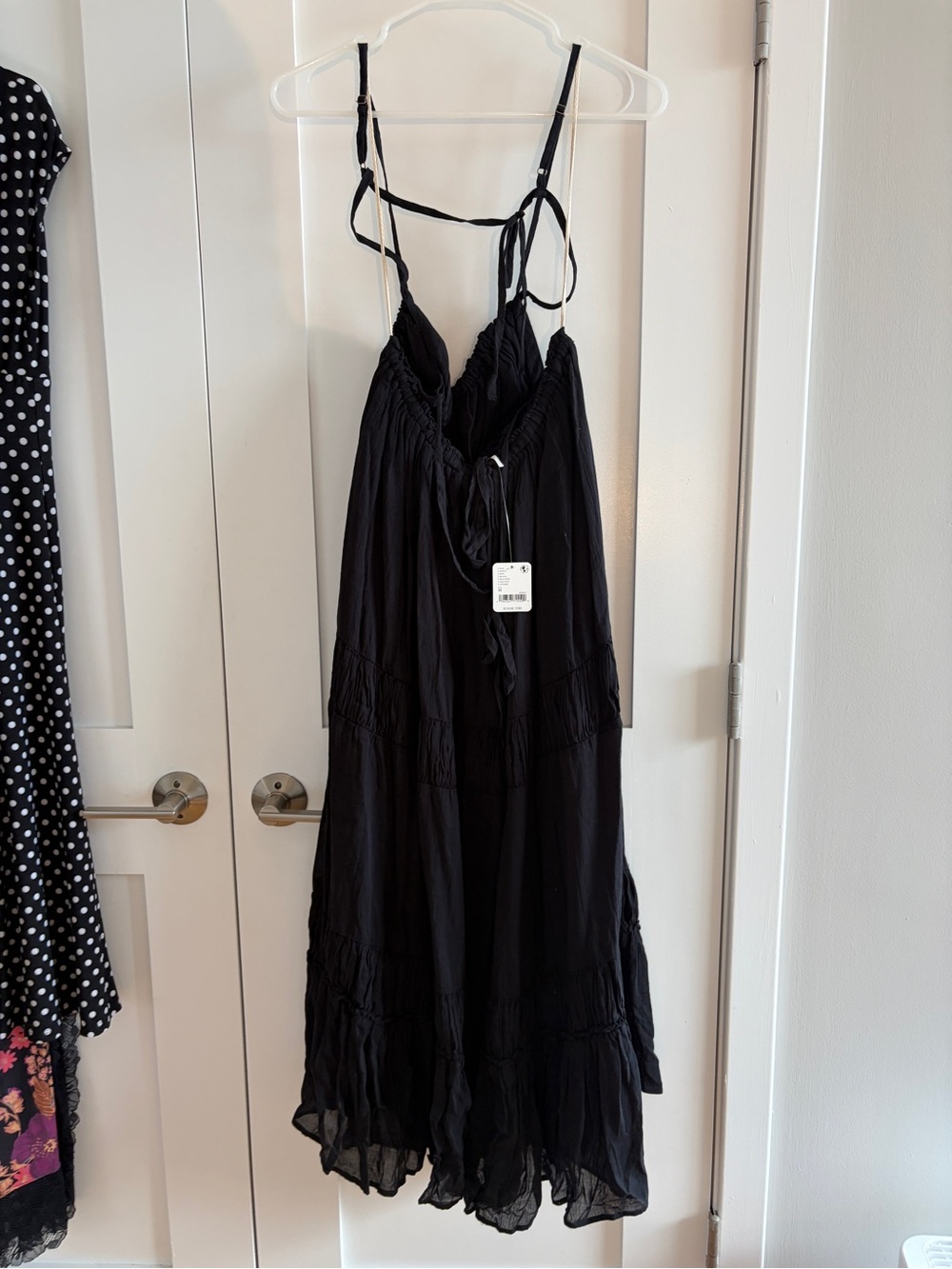 Free People Taking Sides Maxi Dress Black - Picture 6 of 6